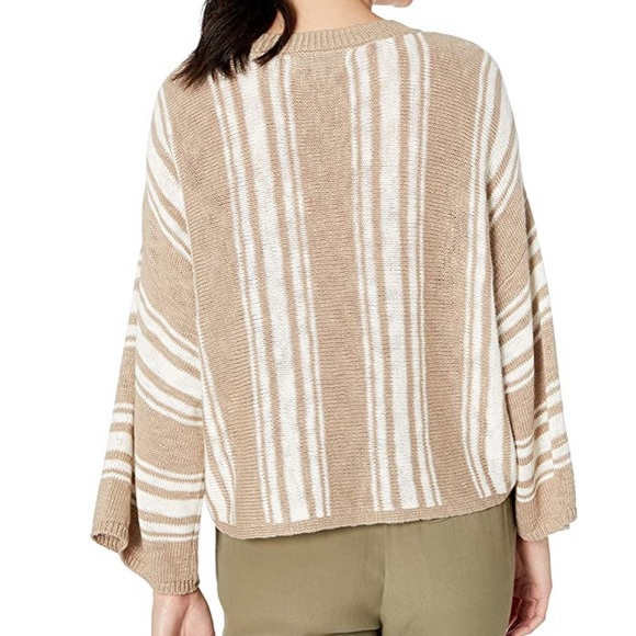 TAUPE STRIPED SWEATER - Picture 3 of 3